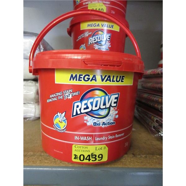 2 x 3 kg Resolve Oxi In-Wash Stain Remover