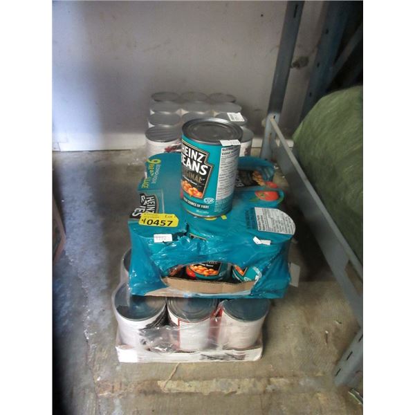 4 Flats of Assorted Canned Beans