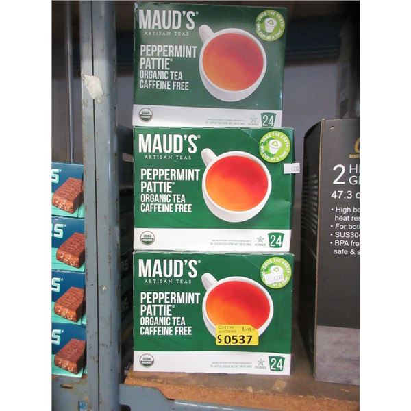 5 Boxes of Maud's Kosher K-Cup Peppermint Tea