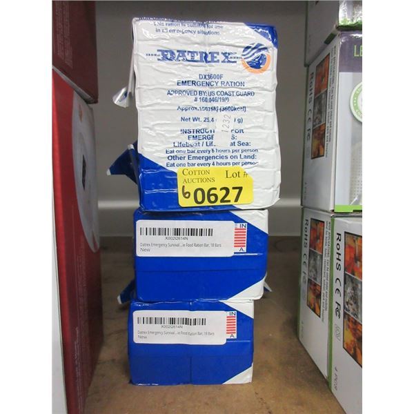 6 Packages of Datrex Emergency Food Ration Bars