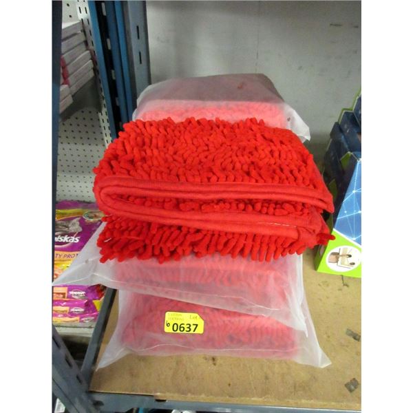 6 New Red 60 x 80 cm Bathmats