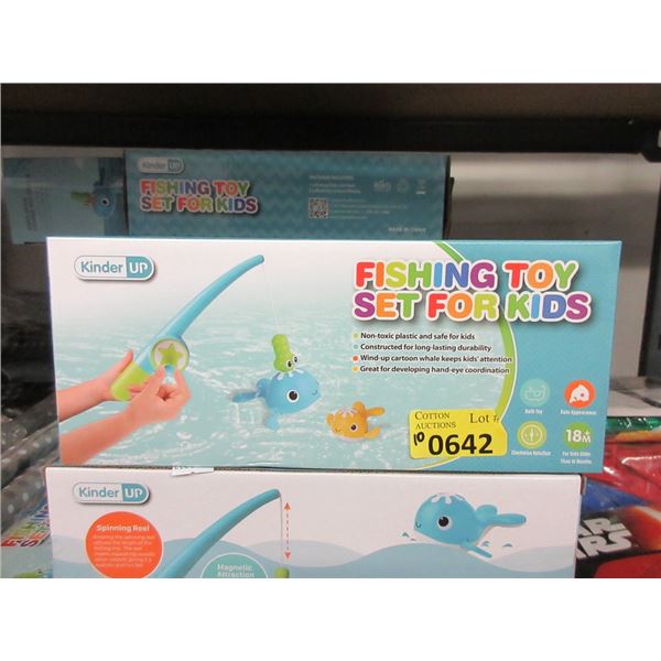 10 Kinder UP Fishing Toy Sets for Kids