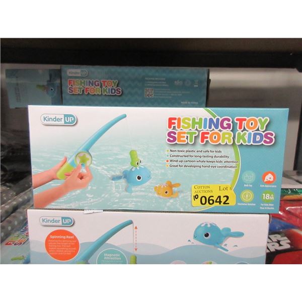 10 Kinder UP Fishing Toy Sets for Kids