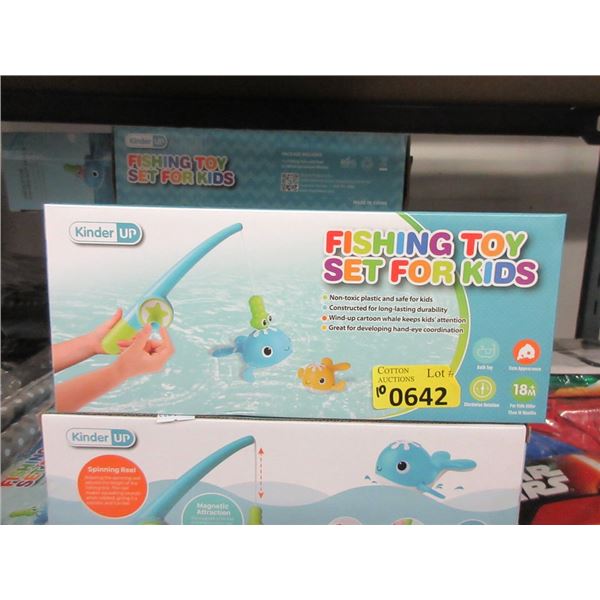 10 Kinder UP Fishing Toy Sets for Kids