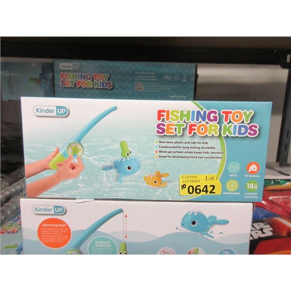 10 Kinder UP Fishing Toy Sets for Kids