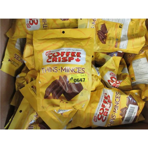 10 x 171g Bags of Coffee Crisp Thins