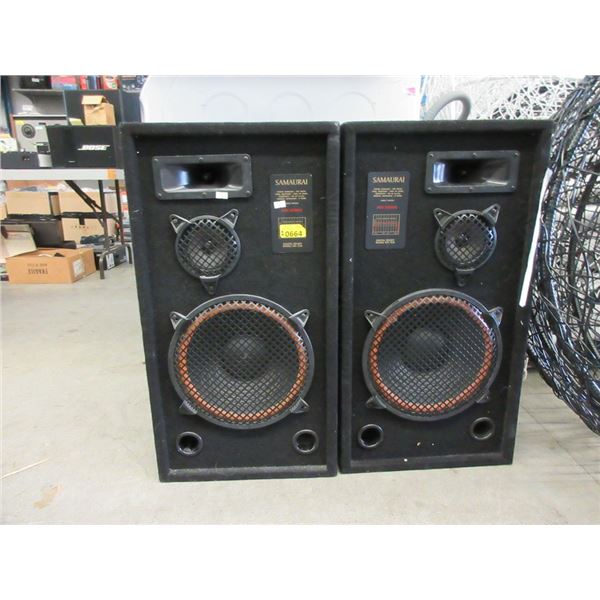 Pair of Samurai Pro Series Model 518 Speakers