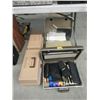 Image 1 : 2 Tool Boxes & 2 Cases of Assorted Electronics