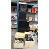 Image 1 : 4 Assorted Speakers & 3 Boxes of Electrical Parts