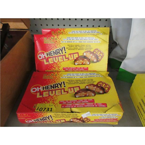 3 Boxes of Oh Henry! Level Up Bars