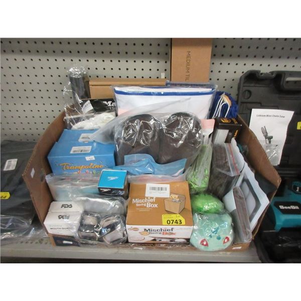 Box of Assorted Amazon Overstock Goods