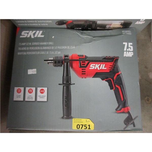 Skil 75 Amp 1/2  Corded Hammer Drill