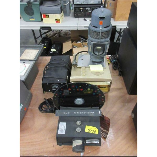 4 Assorted Vintage Projectors