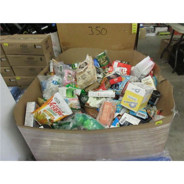 Short Skid of Assorted Food & Household Goods