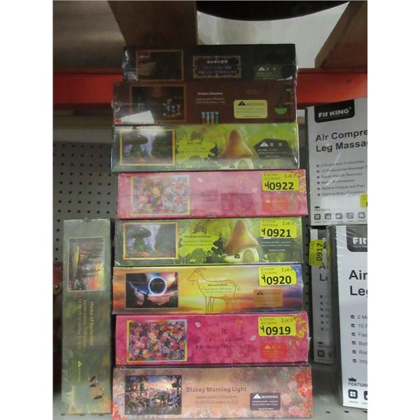 4 Assorted 1000 Piece Puzzles in Sealed Boxes