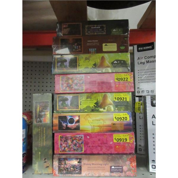 4 Assorted 1000 Piece Puzzles in Sealed Boxes