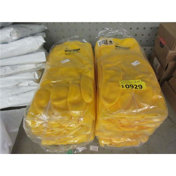 2 Dozen Pairs of Watson Rubber Gloves