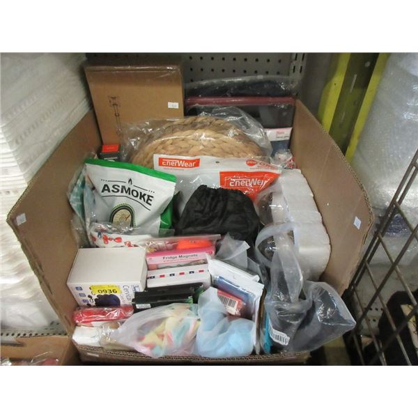 Box of Assorted Amazon Overstock Goods