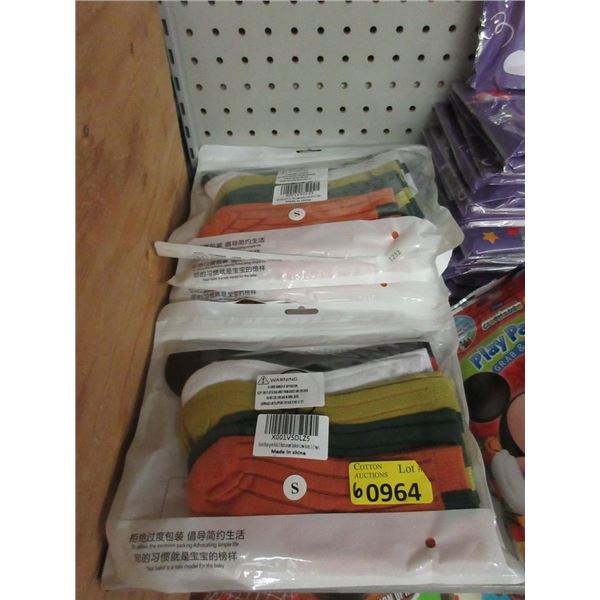 6 Packages of 5 Pairs of Children's Crew Socks