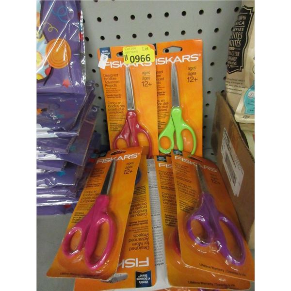 11 New Pairs of Fiskars Age 12+ Scissors