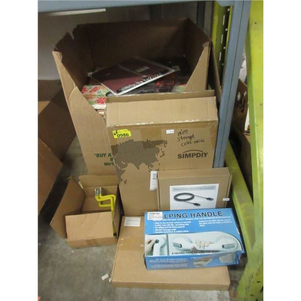 6 Box Lot of Assorted New Merchandise