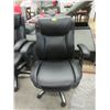 Image 1 : New Black Bonded Leather Office Chair