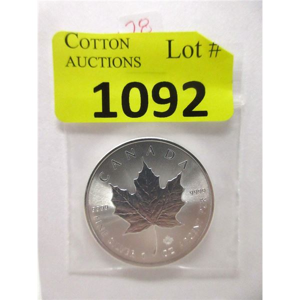 1 Oz. Fine Silver 2020 Canada Maple Leaf Coin