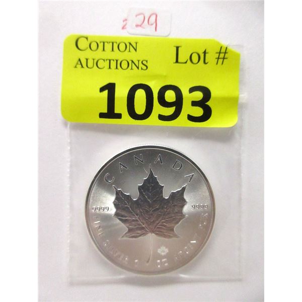 1 Oz. Fine Silver 2021 Canada Maple Leaf Coin