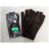 Image 1 : 6 Pairs of VGO Brown Faux Leather Lined Gloves