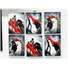 Image 1 : 6 New Canvas Bull Fighting Themed Wall Art