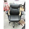 Image 1 : Black Bonded Leather Office Chair