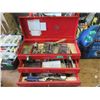 Image 1 : 20" Metal Tool Box and Contents