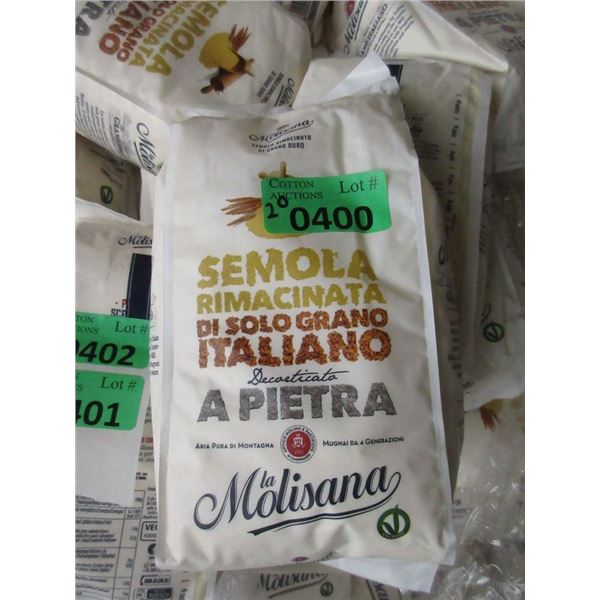 20 x 1 KG Bags of Molisana Semolina Flour