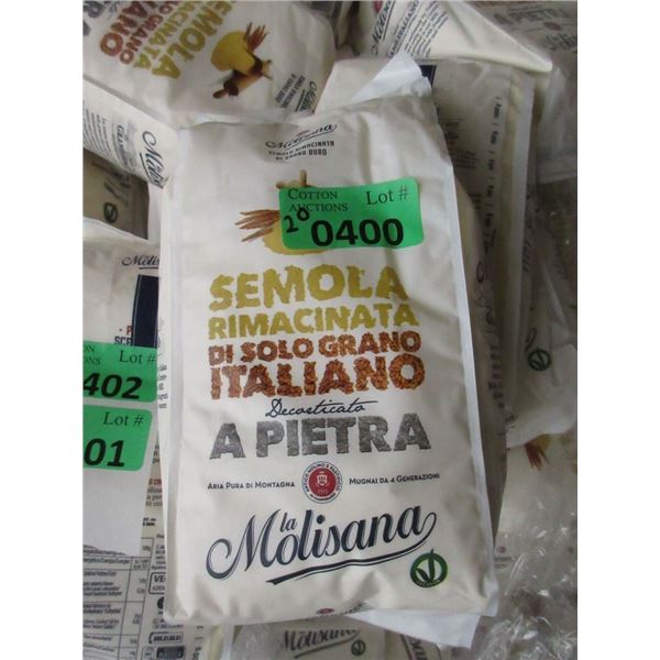 20 x 1 KG Bags of Molisana Semolina Flour