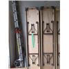 Image 1 : 1.5' x 8' Wood Utility Table with Folding Legs
