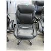 Image 1 : Black Bonded Leather Office Chair