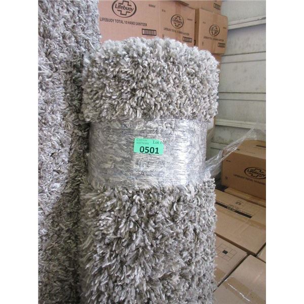 5' x 7' Grey/Brown Shag Area Carpet