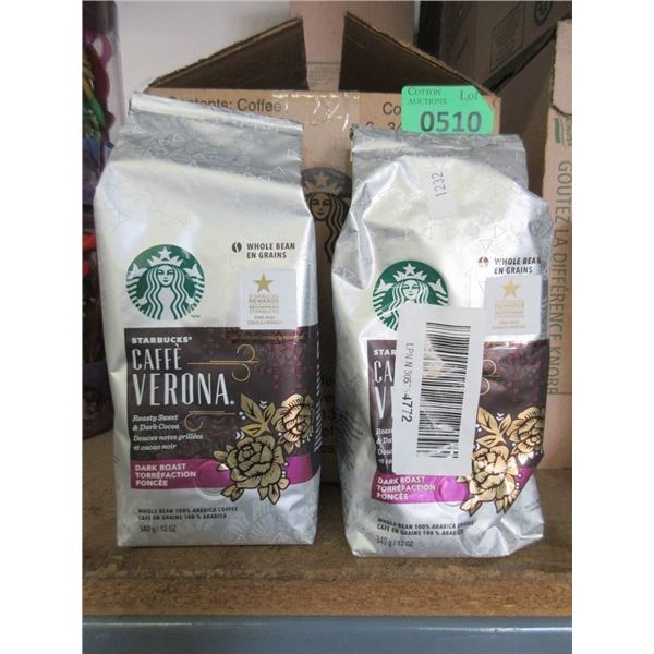 Case of Starbucks Whole Bean Coffee