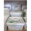 Image 1 : 5 Twin Packs of 6 Liter Lidded Totes with Handles