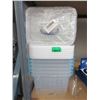 Image 1 : 6 Sets of Assorted Small Storage Totes with Lids