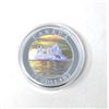 Image 2 : 2004 Canada 1 Oz. Fine Silver $20  Hologram Coin