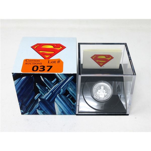 2013 Canadian .9999 Silver "Superman" $10 Coin