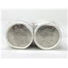 Image 2 : Two Special Wrap Rolls of Canadian 50¢ Coins