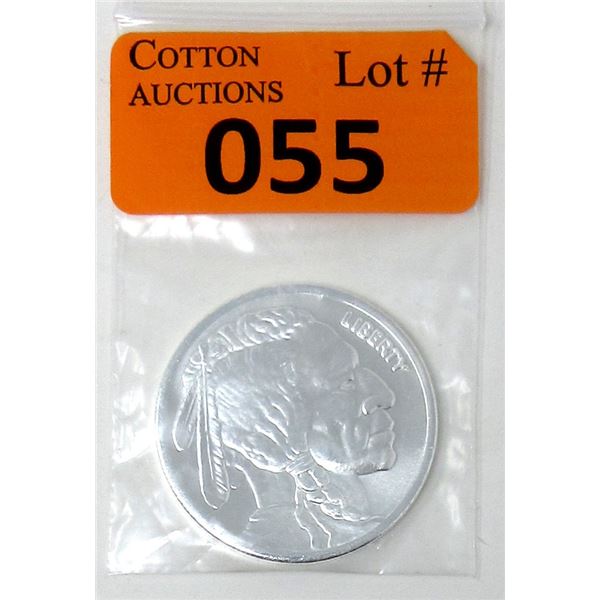 1 Oz. .999 Fine Silver  Buffalo/Liberty  Round