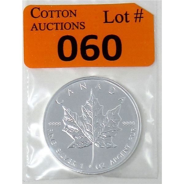 1 Oz .9999 Fine Silver 1993 Canada Maple Leaf Coin