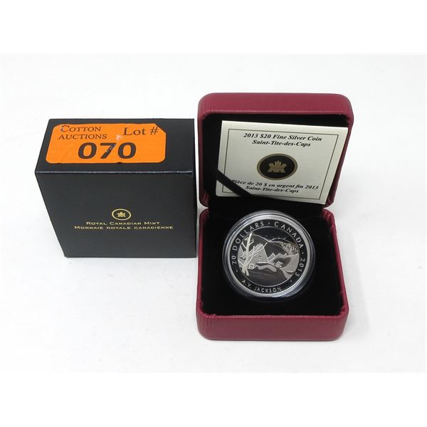 2013 Canadian Fine Silver "A. Y. Jackson" $20 Coin