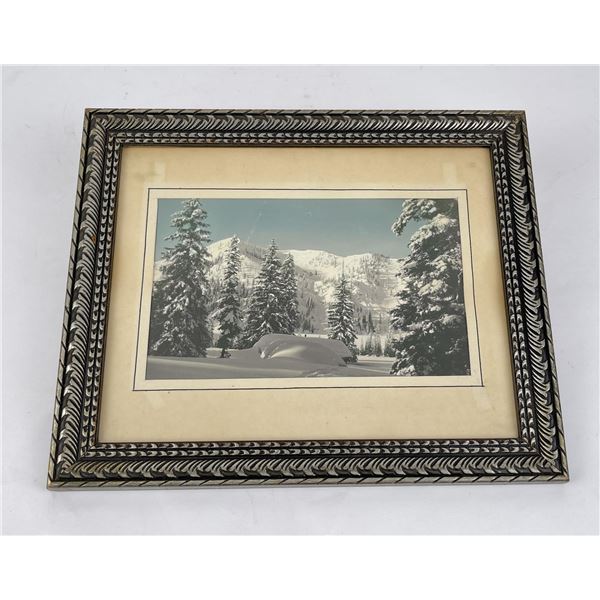Hand Tinted Montana Winter Photo