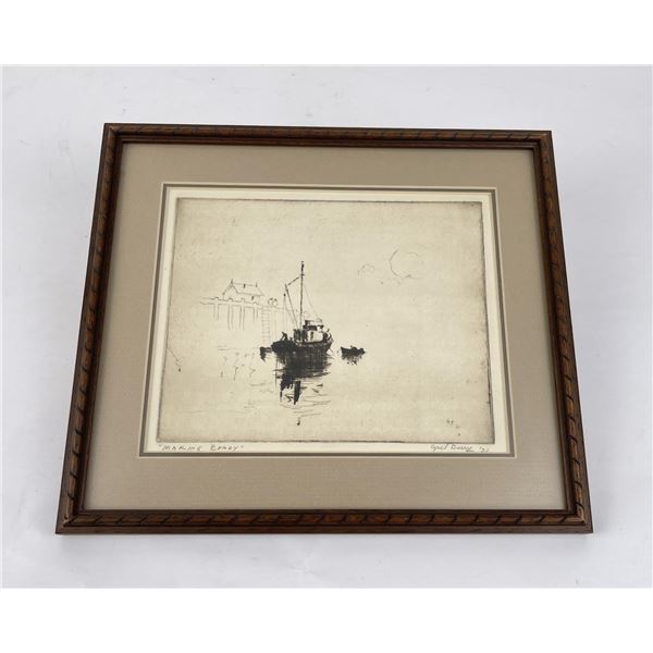 Cyril Berry California Artist Engraving