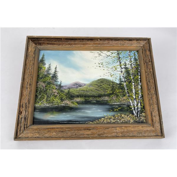 Montana Oil on Canvas Painting