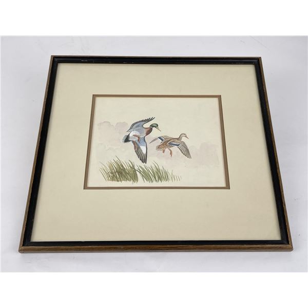 Ron Jenkins Missoula Montana Ducks Watercolor